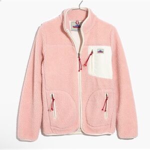 Madewell Penfield Lucan Pink Fleece Jacket S NWT